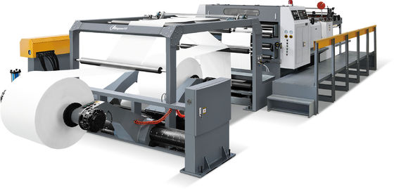 Machine à découper les feuilles de papier à haute vitesse à deux rouleaux Servo machine à couper le papier de précision