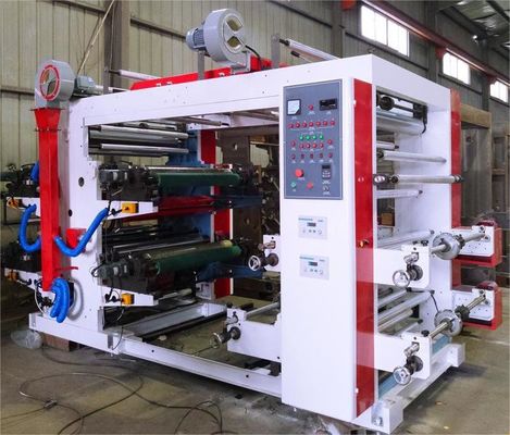 Machine d'impression automatique à flexo à 4 couleurs de 21 kW