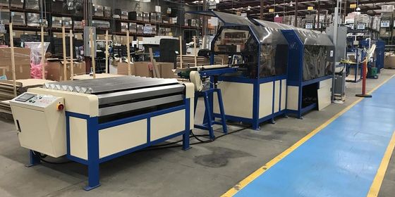 Protègeur de bord symétrique et asymétrique en L Taille 30-110 mm Machine de protection de bord en papier à vitesse maximale de 70 m/min.