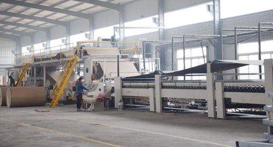 3 lignes de production de carton ondulé 80 m/min avec chauffage électrique MC80-1400