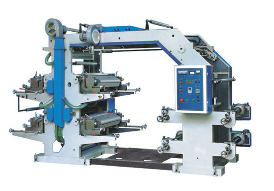 10 - 50 m/min Deux couleurs Flexo machine à imprimer YT-600-2C 191 - 714 mm Longueur d'impression
