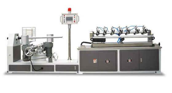 Machine de découpe de tubes de papier à deux têtes 8,2 kW Couleur personnalisée TSJG-60