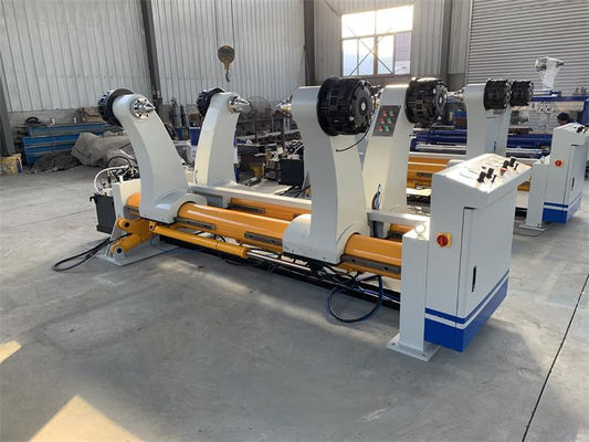 Machine de corrugation de papier lourd support de bobine hydraulique 0,6Mpa - 0,9Mpa HRS1800