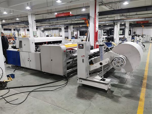 50 - 200 fois/min Coupeuse de papier industriel Régulateur de tension automatique Coupeuse de feuille de papier