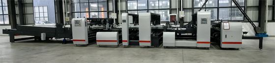 Machine à coller les cartons en carton ondulé machine à coller les boîtes entièrement automatique 45KW JH-2800F-P