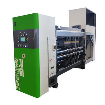 Guide de la ligne de collage de l'imprimante Flexo-Slotter-Die Cutter-Folder pour un emballage ondulé efficace