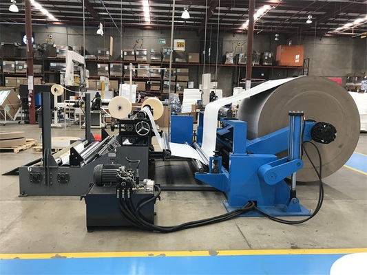 80gm - 600gm machine de re-enroulement de découpe de papier pour la production de protecteurs de bords