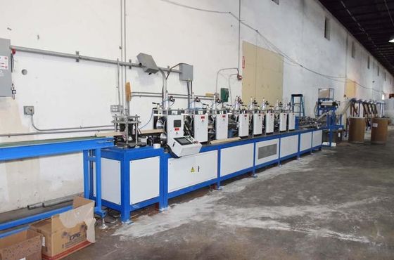 Machine de fabrication automatique de protecteur de bord à profil L 15.3 kW 40 m/min Vitesse